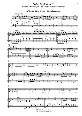 Salve Regina in C, Marian antiphon