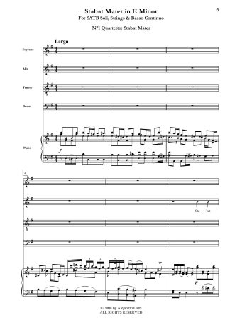 Stabat Mater in E Minor