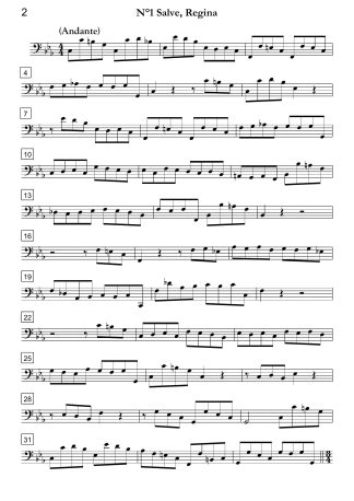 Salve, Regina in A minor, Marian Antiphon