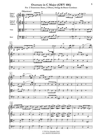 Overture in C Major (GWV 406)
