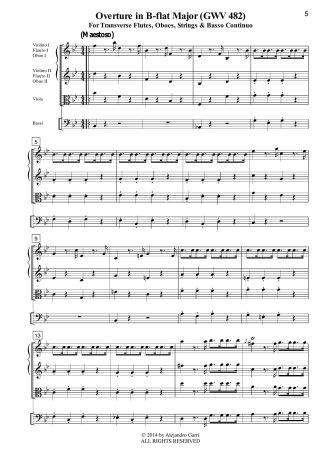 Overture in B-flat Major (GWV 482)