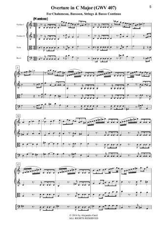 Overture in C Major (GWV 407)