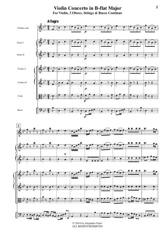 Violin Concerto in B-flat Major