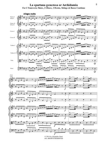 , Il Sassone, Opera Overtures, Volume N°16, La spartana generosa or Archidamia (1747)