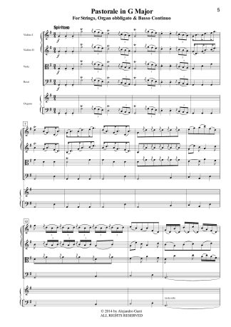 Pastorale in G Major