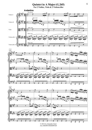 Six String Quintets, Op.10, Volume 1: (G.265)