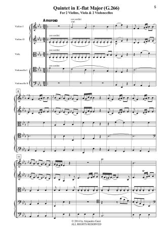 Six String Quintets, Op.10, Volume 2: (G.266)