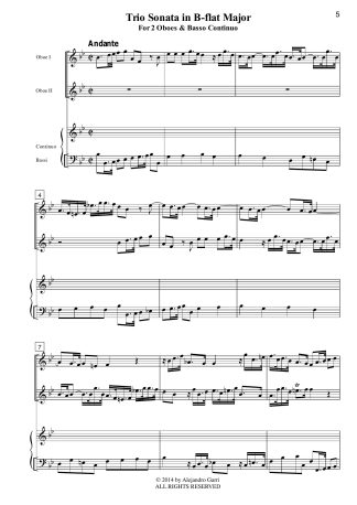 Trio Sonata in B-flat Major