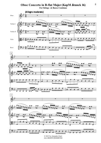Oboe Concerto in B-flat Major (KapM Jiranek 16)