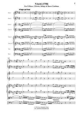 , Il Sassone, Opera Overtures, Volume N°20, Nitetti, (1758)