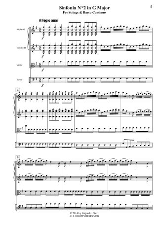 Sinfonia N°2 in G Major