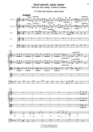 Sacri amoris, aurae amate, Motet