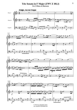Trio Sonata in F Major (ZWV Z 181,1)