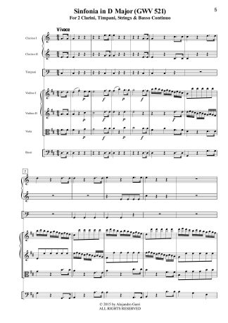 Sinfonia in D Major (GWV 521)