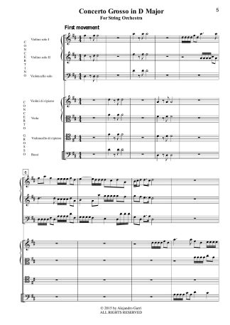 Concerto Grosso in D Major