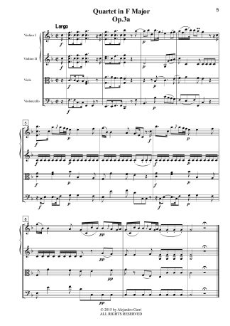 Six String Quartets, Op.3a, Volume 1