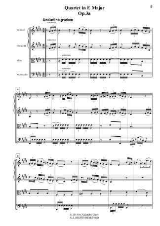 Six String Quartets, Op.3a, Volume 2