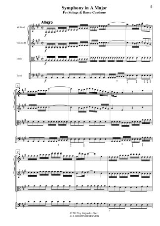 Sinfonia in A Major (Becker III.11.9)