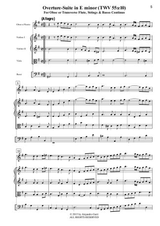 Overture- Suite in E minor (TWV 55:e10)