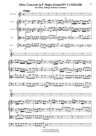 Oboe Concerto in F Major (GraunWV Cv:XIII:128)