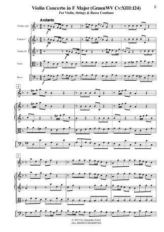 Violin Concerto in F Major (GraunWV Cv:XIII:124)