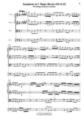 Sinfonia in B-flat Major (Becker III.11.13)