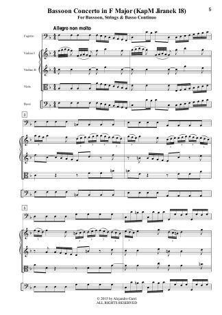 Bassoon Concerto in F Major (KapM Jiranek 18)
