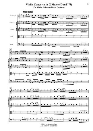 Violin Concerto in G Major (DouT 73)