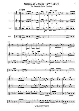 Sinfonia in G Major (FaWV M:G4)