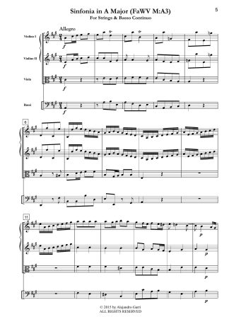 Sinfonia in A Major (FaWV M:A3)