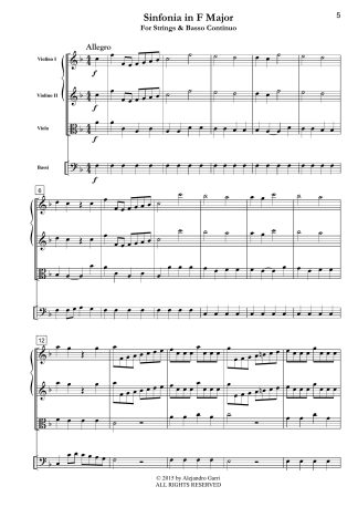 Sinfonia in F Major