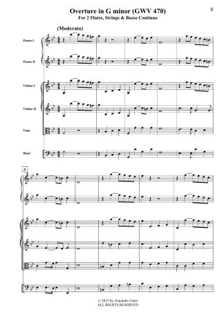 Overture in G minor (GWV 470)