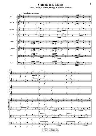 Sinfonia in D Major