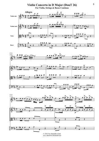 Violin Concerto in D Major (DouT 26)
