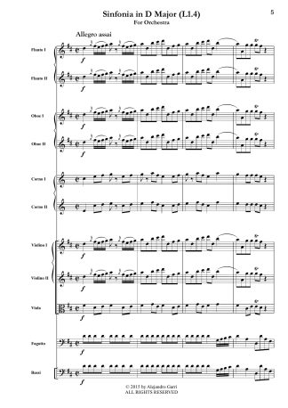 Sinfonia in D Major (L1.4)
