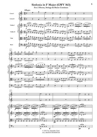 Sinfonia in F Major (GWV 563)