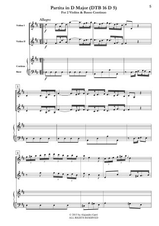Partita in D Major (DTB 16 D 5)