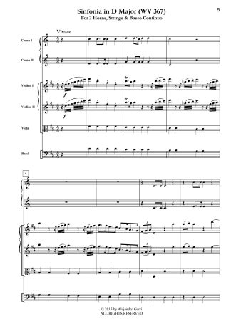Sinfonia in D Major (WV 367)