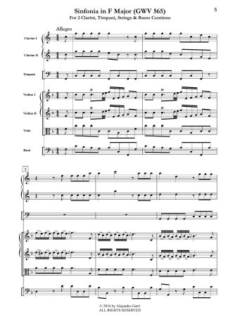 Sinfonia in F Major (GWV 565)