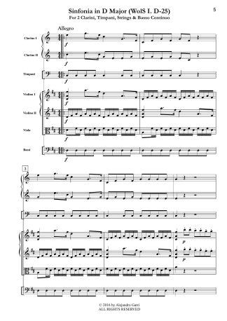 Sinfonia in D Major (WolS I. D-25)