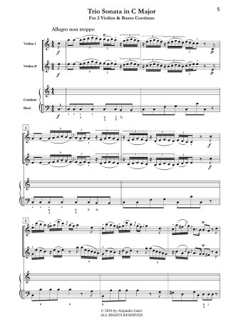 Six Trio Sonatas (Opus 1), Volume 2