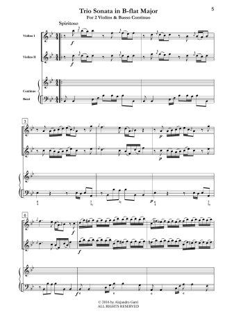 Six Trio Sonatas (Opus 1), Volume 4