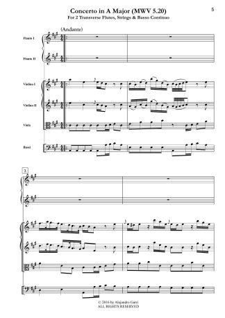 Concerto in A Major (MWV 5.20)