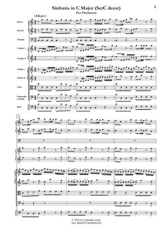 Sinfonia in C Major (SerC deest)