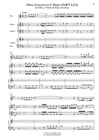 Oboe Concerto in C Major (FaWV L:C1)
