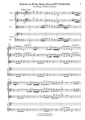 Sinfonia in B-flat Major (GraunWV D:XII:116)