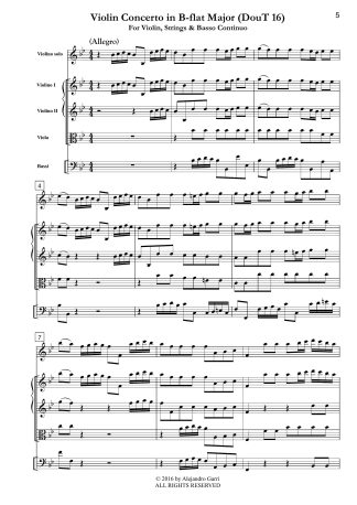 Violin Concerto in B-flat Major (Dounias 116)