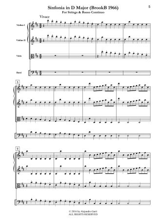 Sinfonia in D Major (BrookB 1966)