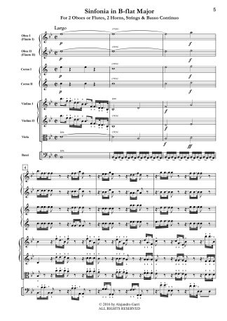 Sinfonia in B-flat Major