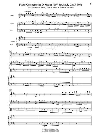Flute Concerto in D Major (QV 5:Anh.8, GroF 307)
